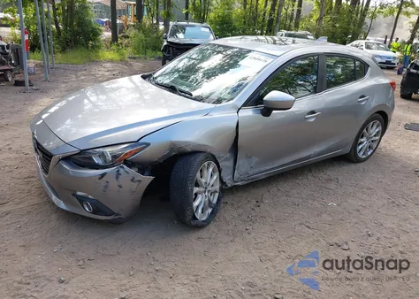 2014 Mazda 3 S Grand Touring z USA, uszkodzony, nr VIN JM1BM1M31E1104005